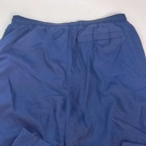 Adidas nylon sweatpants with insert lining blue men's size L Y2K - Picture 2 of 14